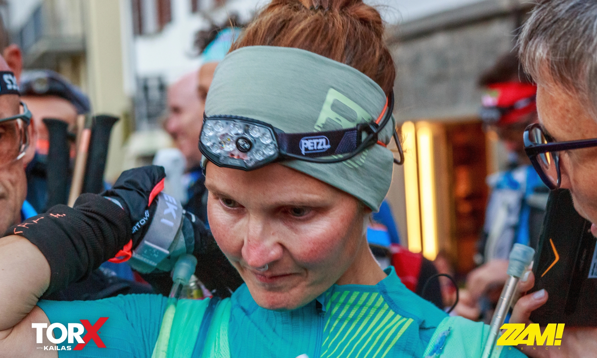 Annabel Müller kurz vor dem Start des Tor des Glaciers 2026